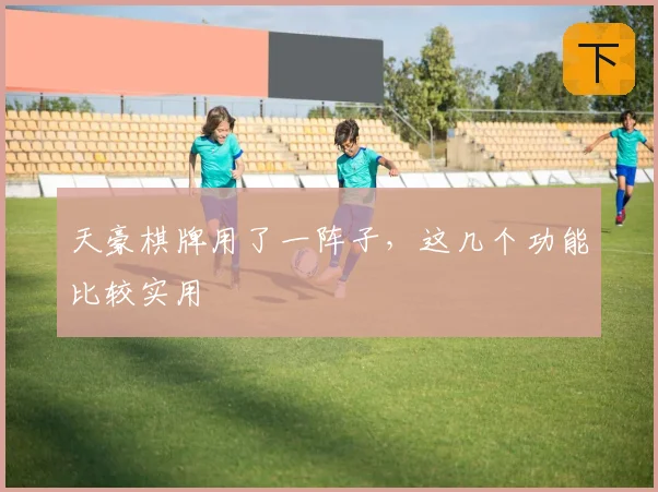 天豪棋牌用了一阵子,这几个功能比较实用